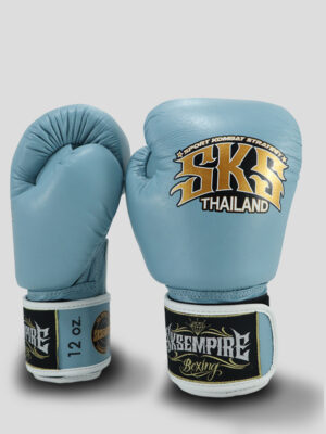 SKS Velcro Boxing Gloves (Tourmaline Blue)